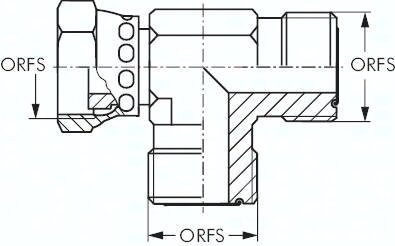 Srubunek kolankowy ORFS 2 1/-12(GW/GZ./gwint zew.)