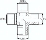Czwórnik ORFS UN 13/16"-16(GZ)