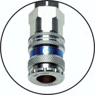 Przewód spiralny PUR, 16x11, szybkozłączka + króciec, NW7,2 L=6m - Cejn