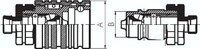 Szybkozłączka hydrauliczna ISO7241-1A, wlk. 6, M30x1,5 GW