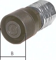 Wtyk do szybkozłączki hydraul. Flat-Face, wlk. 2, G1/2" GW