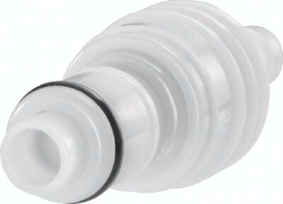 Króciec szybkozłącza NPT 3/8” GZ, z odcięciem, Link Tech (AP), POM