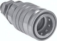 Szybkozłączka hydrauliczna grodziowa ISO7241-1A, wlk. 6, do rury 18 L