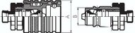 Wtyk do szybkozłączki hydraulicznej ISO7241-1A, wlk. 1, G1/4" GW