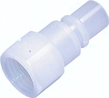 Króciec szybkozłącza NW7,2, G1/2" GW, POM