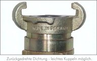 Złącze kłowe zabezpieczające G3/4", 16 bar, rozstaw 42