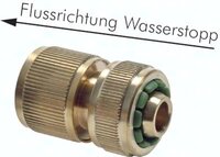 Szybkozłączka do wody 19mm (3/4"), z zaworem odcinającym, system Gardena