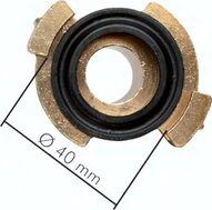 Złącze kłowe kątowe, do przewodu 13mm (1/2”), obrotowe, rozstaw 40