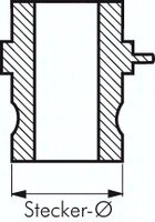 Wtyk złącza Camlock, typ F, R 3/4" GZ, 16 bar