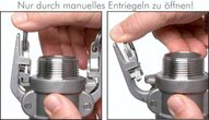 Zaślepka do złączy Camlock (DC) 1", stal nierdzewna
