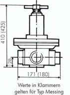Reduktor ciśnienia, stal nierdzewna, G 2", 1-15 bar, Standard