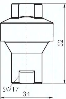 Reduktor liniowy do wody G1/4, 6,0 bar