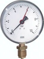 Manometr pionowy, D160, 0 - 4 bar