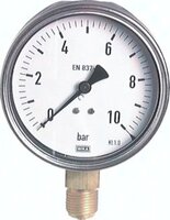 Manometr pionowy (CrNi/mos.), D100, 0 - 160 bar