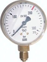 Manometr spawalniczy D63, 0 - 315 bar, neutralny
