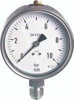 Manometr nierdzewny pionowy, D100, 0 - 1000 bar