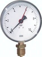 Manometr pionowy, D160, -1 do 1,5 bar