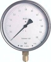 Manometr wzorcowy pionowy D160, 0 - 250 bar