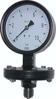 Manometr membranowy pionowy, D100, 0 - 40 mbar