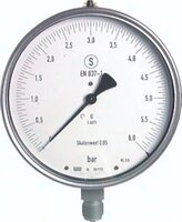 Manometr wzorcowy nierdzewny D160, 0 - 60 bar