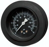 Manometr do pistoletu do pompowania kół 80mm, 0 - 25 bar, króciec 15,9 mm