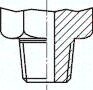 Przyłącze pomiarowe M16x2 - NPT 1/8"(GZ), stal ocynkowana