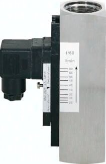 Przepływomierz G 1"(GW), 5 - 15 l/min, mosiądz niklowany