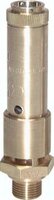 Zawór bezpieczeństwa o wysokiej wydajności TÜV G 1/2 (DN10), 47,50 bar, mosiądz