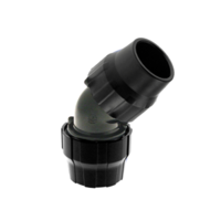 Kolano aluminiowe 45° D20 - AIRCOM System