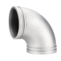 Kolano aluminiowe 90° D168 - AIRCOM System