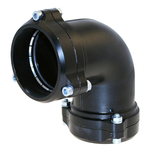 Kolano aluminiowe 90° D80 - AIRCOM System