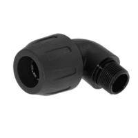 Kolano 90° gwint zewn. D25X3/4 - AIRCOM System