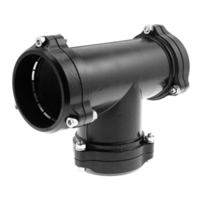 Trójnik aluminiowy D110 - AIRCOM System