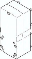 Zespół równoległy EAMM-U-86-D50-80P-102 (2803053) serii EAMM - Festo