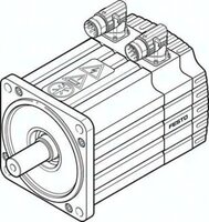 Silnik serwo EMMS-AS-140-SK-HS-RRB-S1 (1574627) serii EMMS - Festo