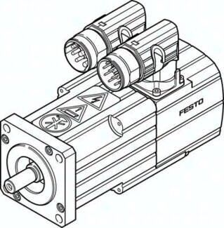 Silnik serwo EMMS-AS-55-S-LS-RRB (1569741), Festo 