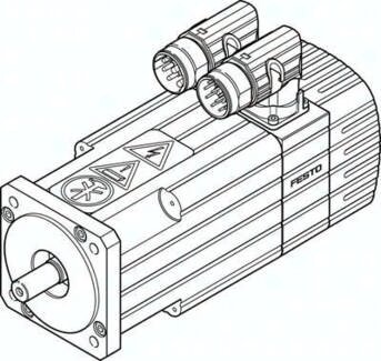Silnik serwo EMMS-AS-70-M-LS-RRB (1550933), Festo 