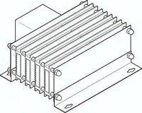 Rezystor hamowania CACR-KL2-40-W2000 (2882343) serii CACR - Festo