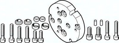 Zespół adaptera DHAA-G-H2-20-B13G-50 (2378415) serii DHAA - Festo