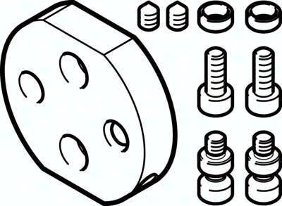 Zespół adaptera DHAA-G-Q11-12-B2/B3-10 (2814790) serii DHAA - Festo