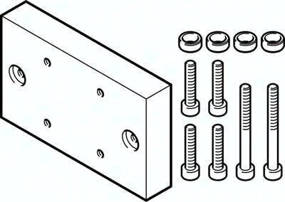 Zespół adaptera DHAA-D-H4-12-Q11-8 (2786084) serii DHAA - Festo
