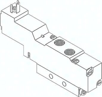 Elektrozawór MEBH-5/2-1/8-B-110AC (173043) serii MEBH - Festo