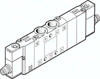 Elektrozawór CPE10-M1CH-5/3BS-M7 (550232) serii CPE10 - Festo