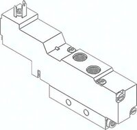 Elektrozawór MEBH-5/2-1/8-B (173004), Festo 