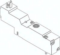 Elektrozawór MEBH-3/2-1/8-P-B-110AC (173056), Festo 
