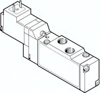 Elektrozawór MEH-5/2-1/8-P-L-B (173135), Festo 