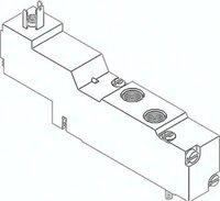 Elektrozawór MEBH-5/2-1/8-P-L-S-B-110AC (173059), Festo 