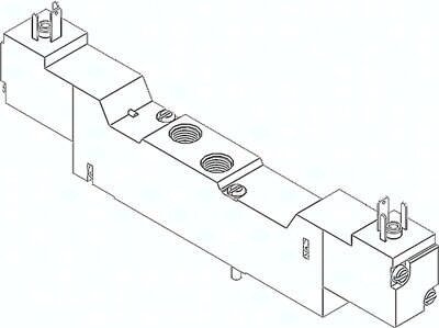 Elektrozawór MEBH-5/3B-1/8-P-B-230AC (173103), Festo 