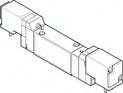 Elektrozawór MEH-5/3G-5,0-I-B (173408), Festo 