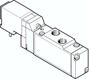Elektrozawór MEH-5/2-1/8-P-I-B (173404), Festo 